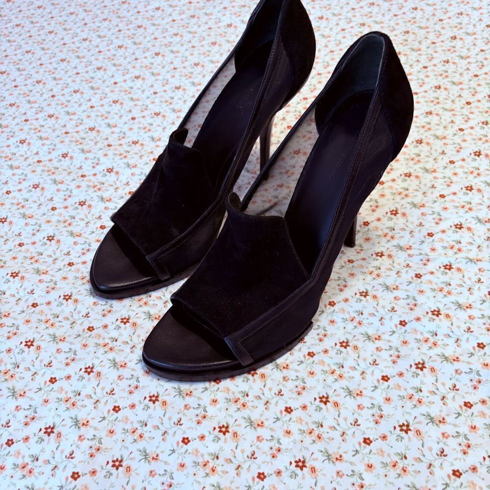 Alexander Wang Mesh Peep Toe Heels